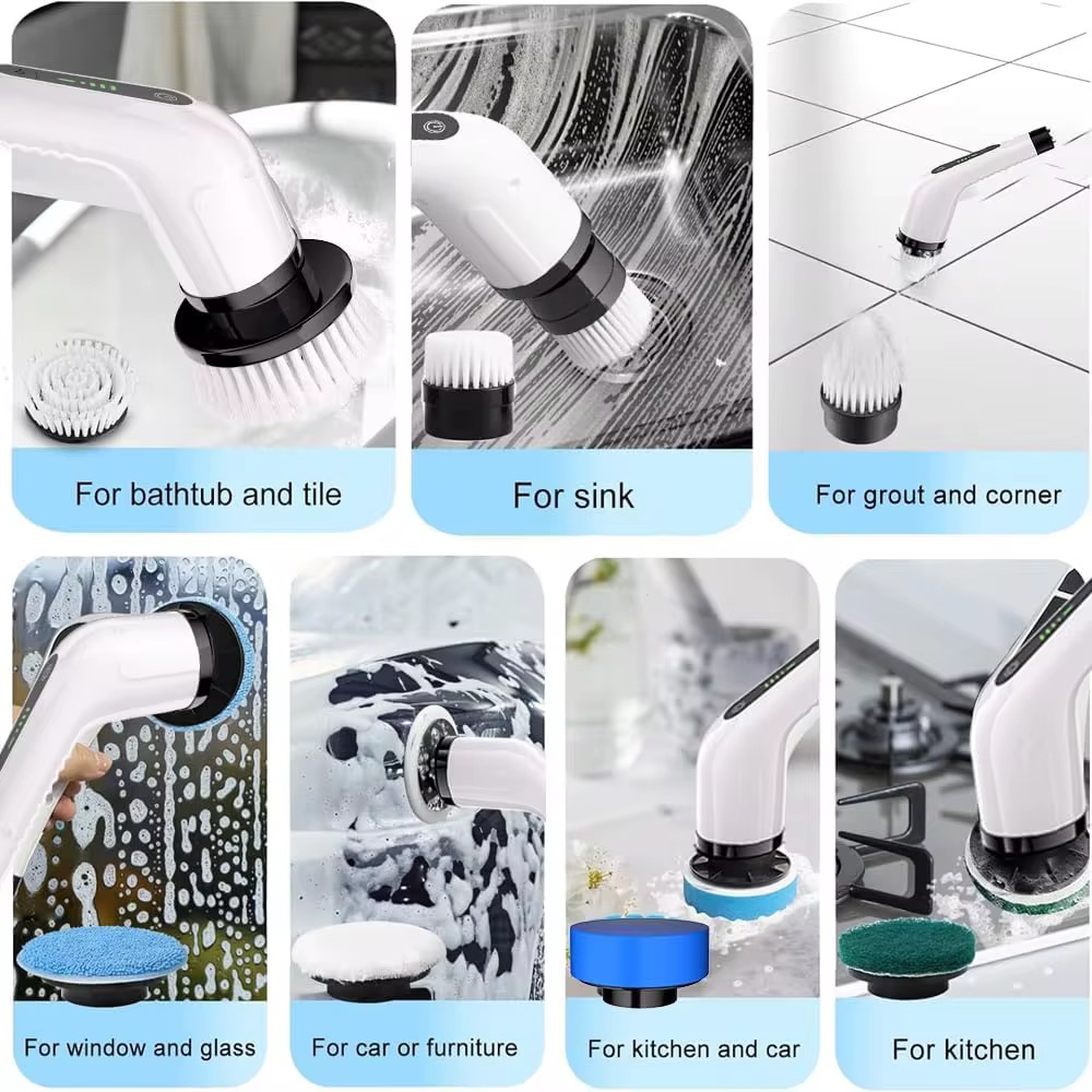 9 in 1 spin scrubber lifesleekgadgets.com