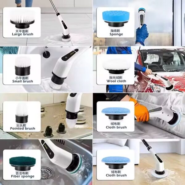 9 in 1 spin scrubber lifesleekgadgets.com